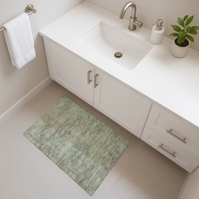 Premium Machine Washable Marasco AMF1631 Global Rug