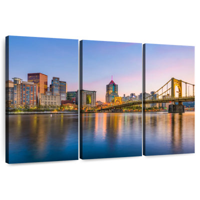 Lilie Purple Pittsburgh Skyline