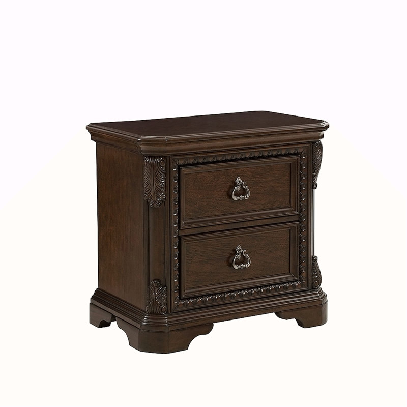Table de chevet 2 tiroirs