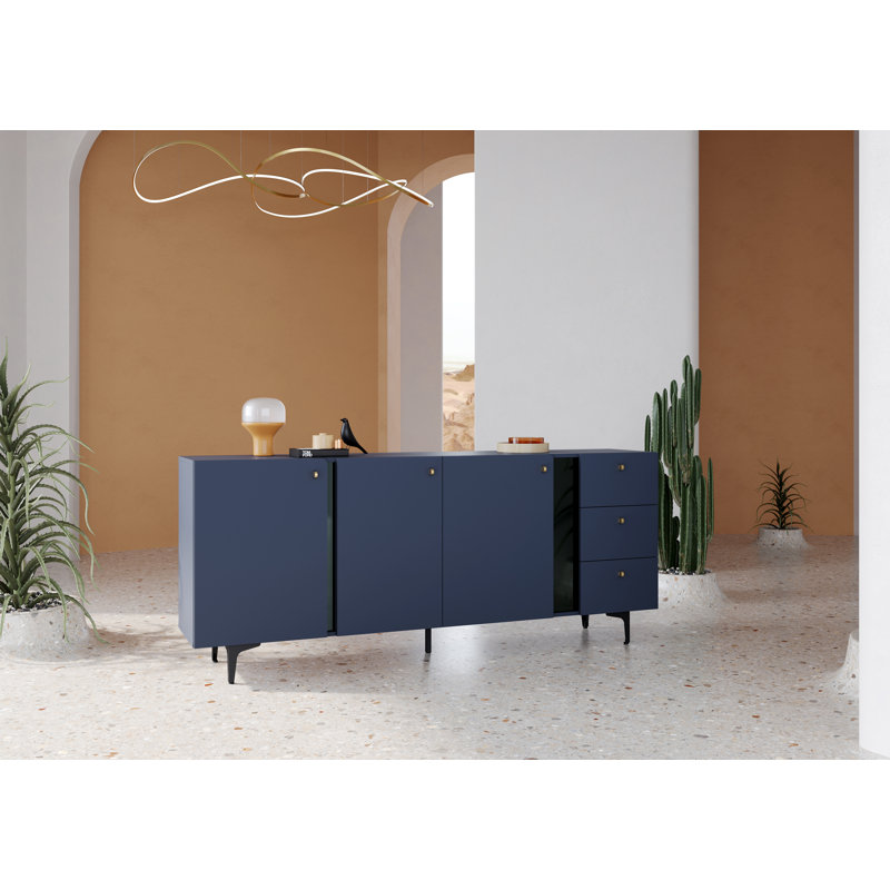Spar 200cm Sideboard, Blue