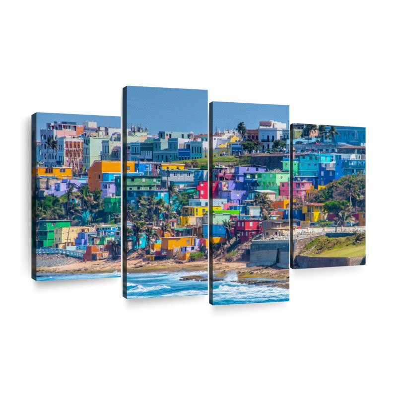 «Colors Of San Juan», reproduction d'art sur toile, H 32 po x l 52 po x P 1,25 po