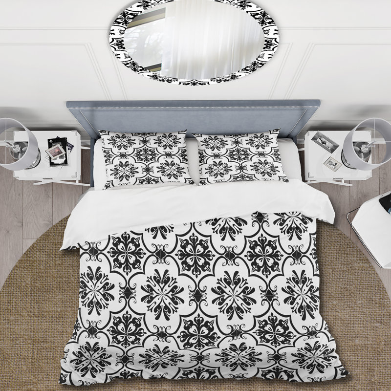 Ensemble de housse de couette Vintage, Housse de couette très grand + 2 taies décorativ