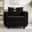 Canapé-lit 37,4 po Canapé-lit Corduroy avec ports USB-781416052