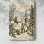 Art des Fêtes de Noël - Toile tendue avec châssis-1991189346