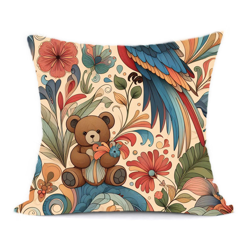 Abstract Reversible Throw Pillow