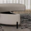 Repose-pieds rembourré demi-lune avec rangement-492289258