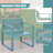 Patio Chairs Set Of 2 Weather-resistant Plastic Outdoor Armchairs-374391236