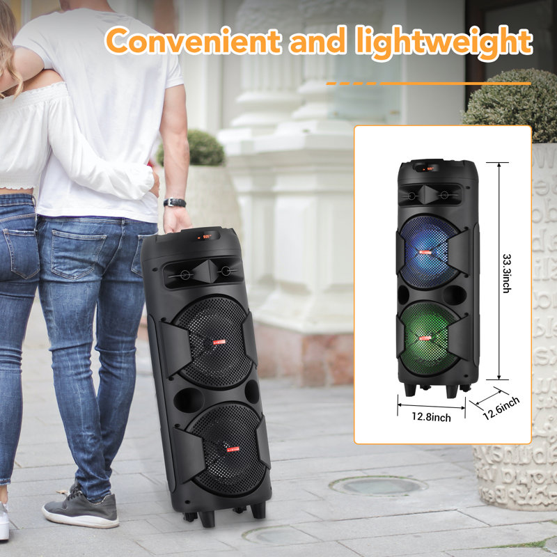 Haut-parleur portatif Bluetooth 3000 W