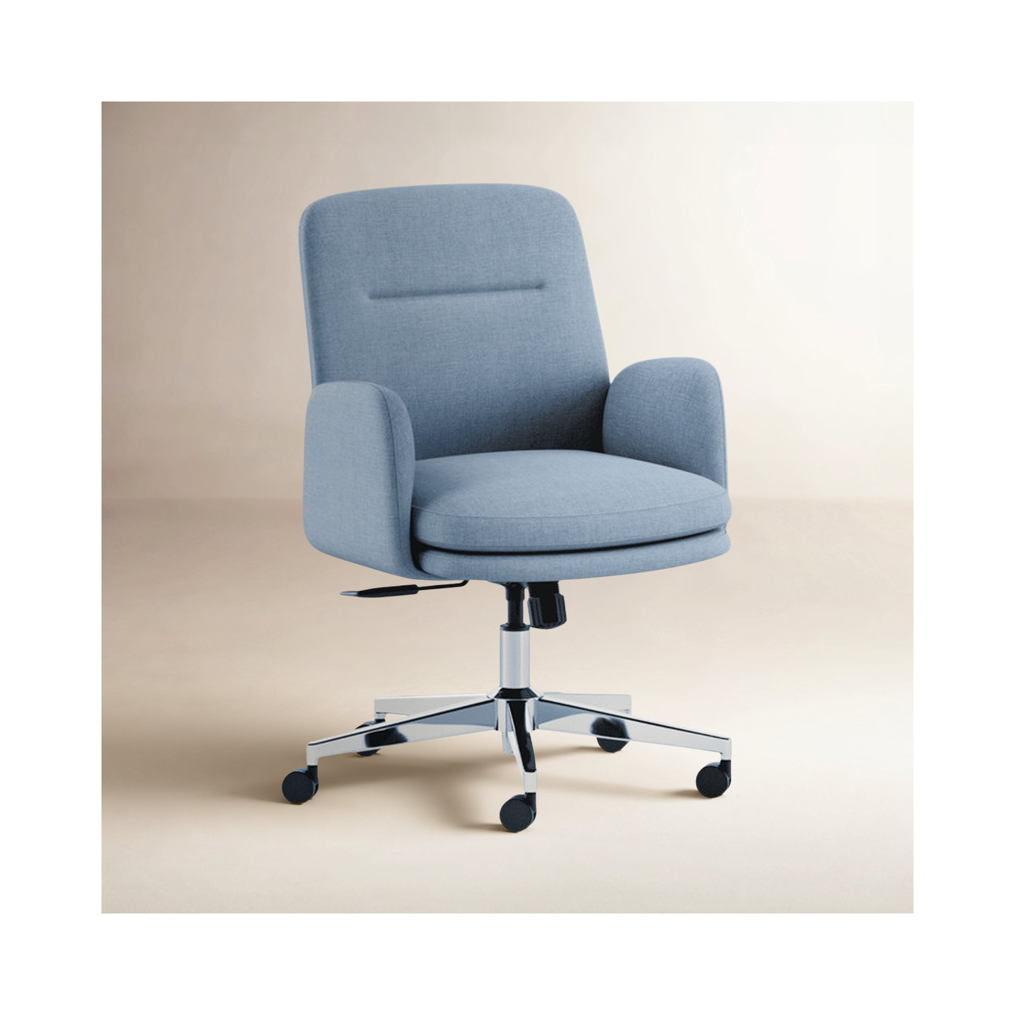 Softside Chair - Midback - Fabric, Skylight, 36"