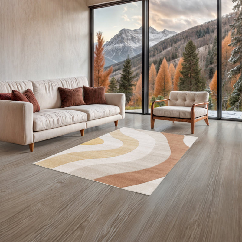 Picard Abstract Area Rug, Rectangle 160 x 230cm