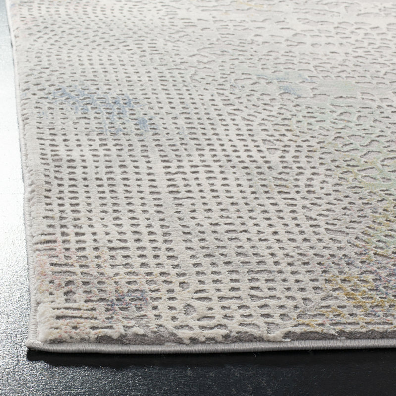 Wendi Performance Abstract Rug, Round 6'7"