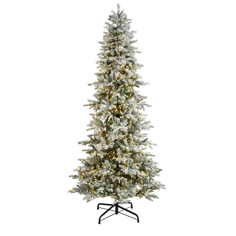 Lighted Artificial Christmas Tree, 9.5' H