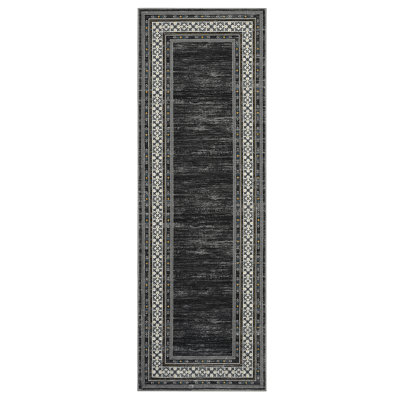 Rectangle Geometric Washable Area Rug