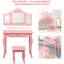 Demoss Kids Vanity Set with Mirror-318014148