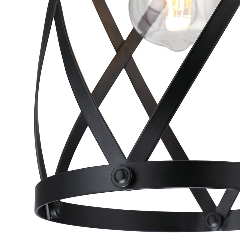 Gingerich 1 - Light Single Pendant, Matte Black
