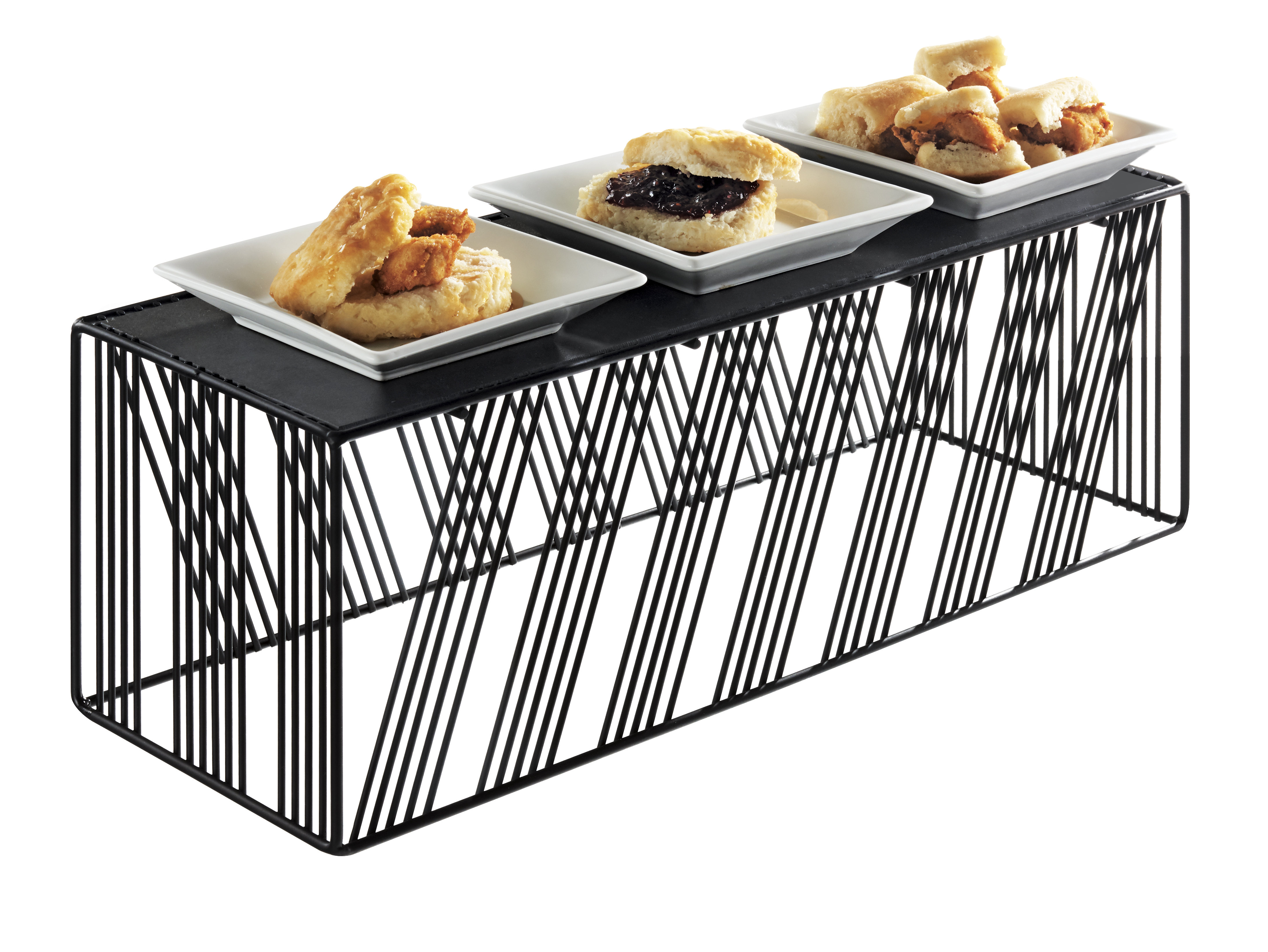 Cal-Mil Portland Black Rectangular Riser- 20 1/4