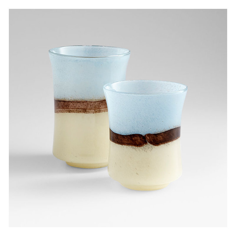 Vase de table Carmel By The Sea, H 7,75 po x l 6,25 po x P 6,25 po