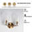 Beesley 2-light Brass Steel Armed Sconce