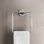 Verre Acrylic Square Towel Ring In Chrome