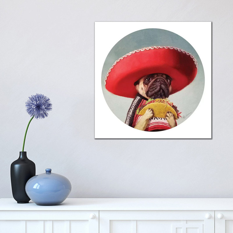 Mi Taco Mi Amigo by Lucia Heffernan - Wrapped Canvas Print, 45.72 cm H x 45.72 cm W x 1.91 cm D