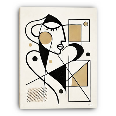 «Abstract Toast», art mural sur toile tendue
