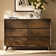 Noah 52'' W  Midcentury 6-Drawer Dresser with Solid Wood Legs and Internal Partitions