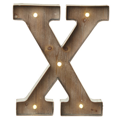 Della Text & Numbers Letter Block