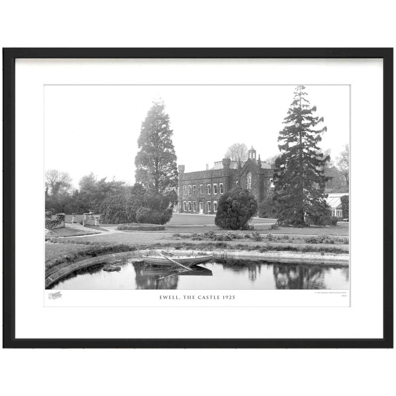 Ewell, The Castle 1925 by Francis Frith - Single Picture Frame Print, 45cm H x 60cm W x 2.3cm D