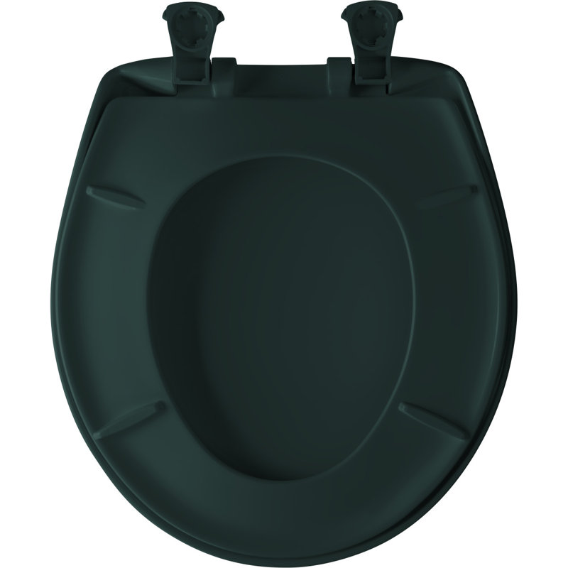 Round Toilet Seat and Lid, Teal
