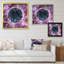 Noir et lune mauve - reproduction d'art moderne et contemporaine sur toile-1772027014-1772027015