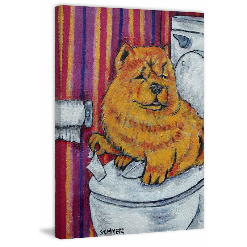 " Chow " by Jay Schmetz, 36" H x 24" W