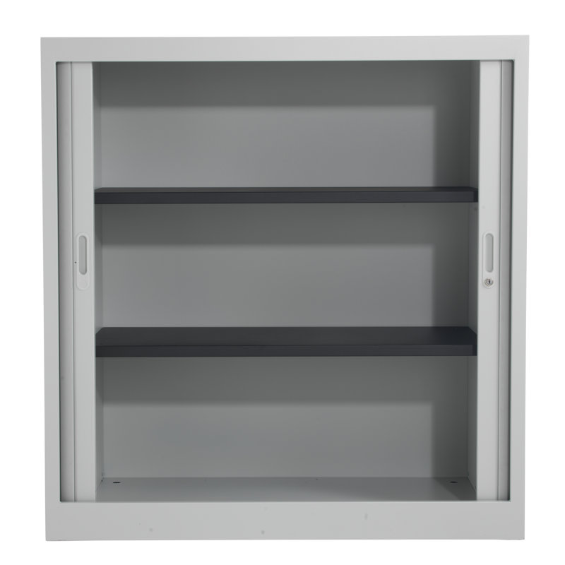 2 -Door 2 -Shelf, Grey