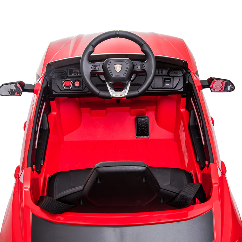 Voiture et camion électrique Lamborghini sous licence 12V, Rouge