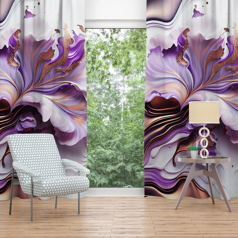 Kaivalya Room Darkening Curtain Pair, 40" W x 52" L