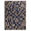 Rug & Kilim’S Scandinavian Geometric Gray And Blue Wool Pile Rug-437695644