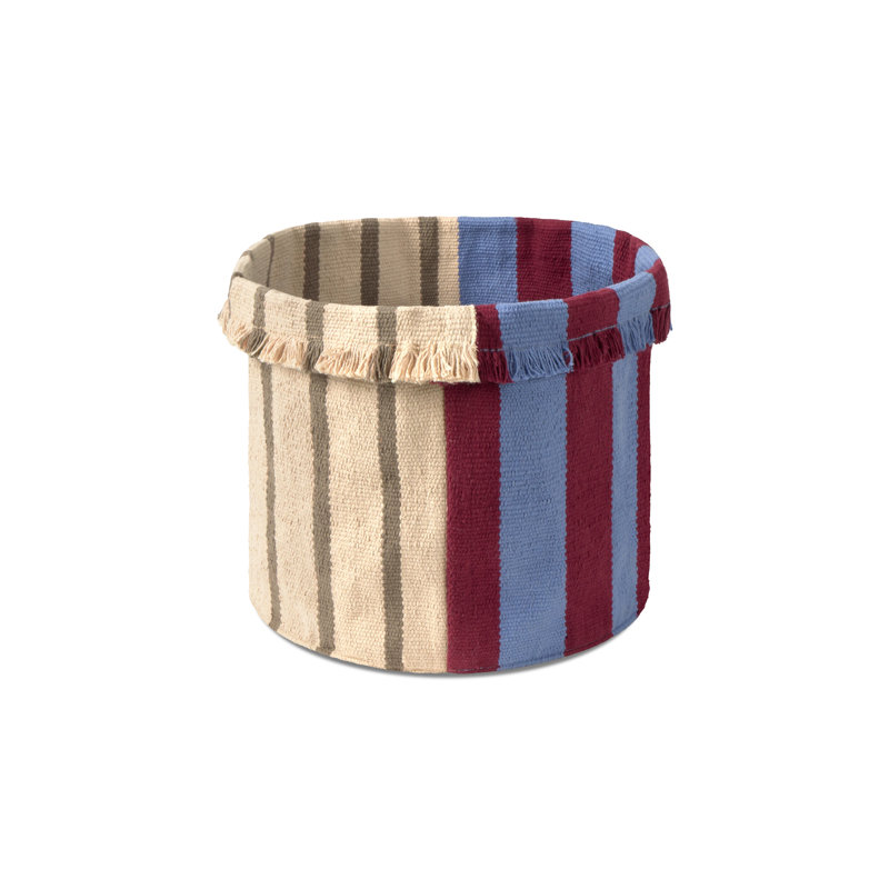 Basket Tall, Indigo Blue