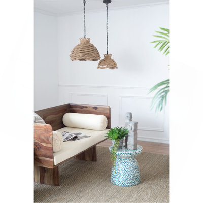 Lustre tissé en corde S / 2