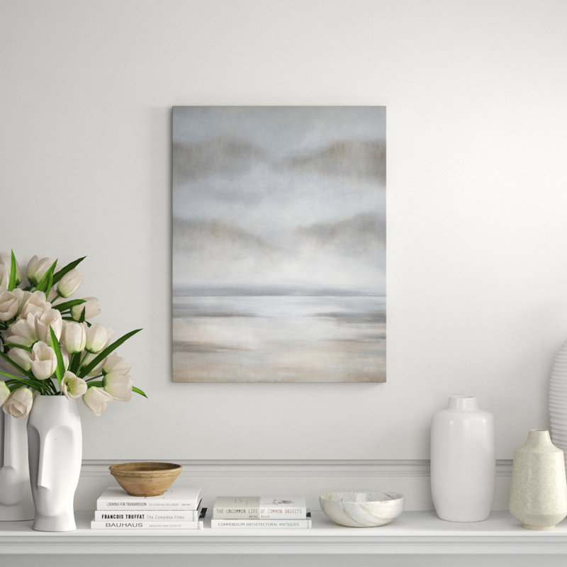 Pearly Sky I Giclee Wall Art Décor By Barclay Butera Print by Barclay Butera, 64" H x 50" W, Image Brush Gel