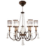 Eaton Place 6 - Light Glass Chandelier