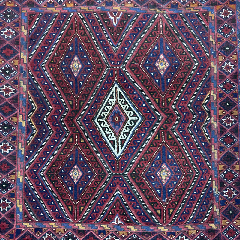 Handmade Soumak Wool Rug