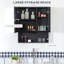 Armoire à pharmacie murale, miroir de salle de bain avec portes doubles et tablettes de rangement