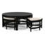 Raffles Rattan Cocktail Table with Benches-71441852-71441908