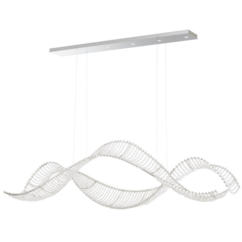 Alon 6 - Light LED Geometric Chandelier, 3000K