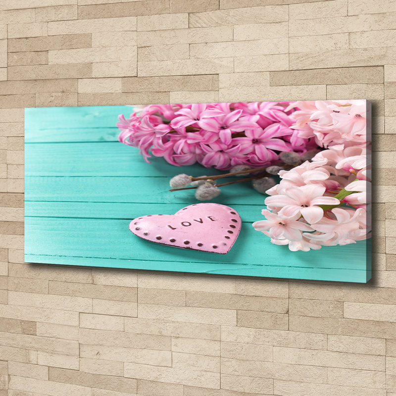 Without And Heart - Wrapped Canvas Print