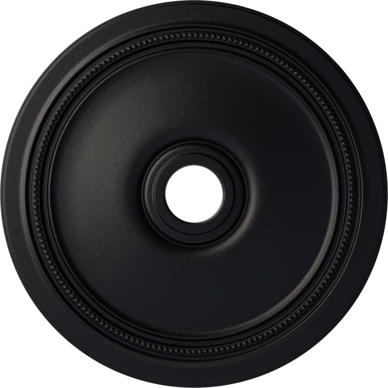 24 po de diamètre extérieur x 3 5/8 po de profondeur x 1 1/4 po de médaillon de plafond Diane (convient aux auvents jusqu'à 6 1/4 po)