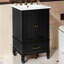 Meuble-lavabo 20 po avec lavabo, armoire à deux portes, butoir de porte magnétique blanc 20 po