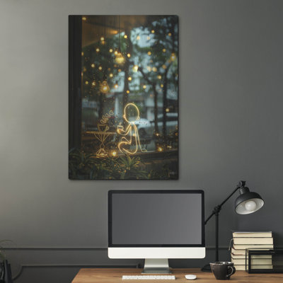 Ebern Designs 'I Wish You Were Here' by r3darch0n Metal Wall Art
