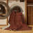 Machine Washable Trellis Brown Area Rug-1168049212