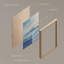 Idea4WALL, art mural encadré Blue Mountain Range, ensemble de 3 impressions murales paysage soleil rouge, décoration murale nature sauvage pour salon, chambre à coucher 3 pièces-90568629
