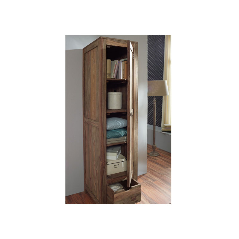 Nature 1 Door Solid Wood Wardrobe